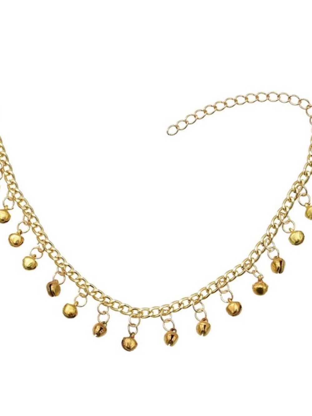Gold Dangle Bell Chain anklet - Women Jewelry